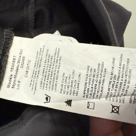 Joseph Ribkoff Pull on Pants Size 12 Gray Slinky Jersey Ponte Office Minimalist - Picture 8 of 10